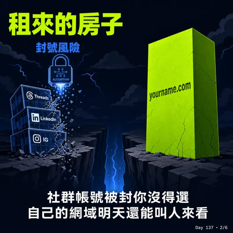 租來的房子：社群帳號被封你沒得選